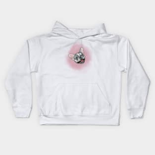 French in pink Kids Hoodie